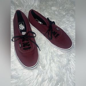 vans "authentic shoe" - 10.5 - red
